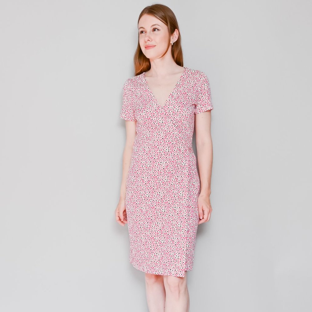 DIANE VON FURSTENBERG New Julian Jersey Wrap Dress Sz 6